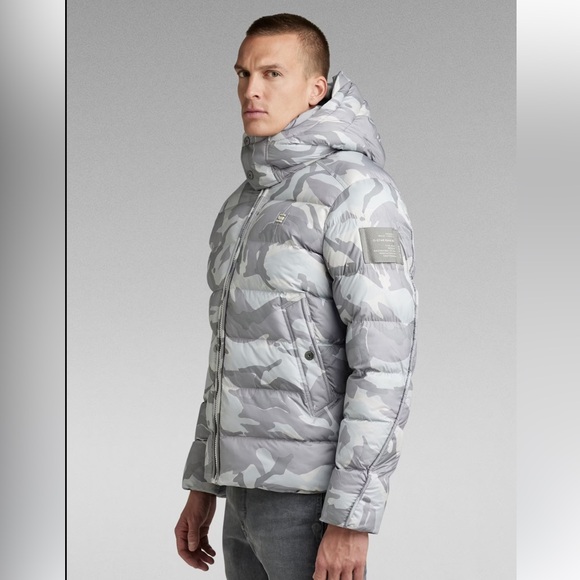 Men’s G-Star Raw Whistler Padded Hooded Jacket - Picture 2 of 5